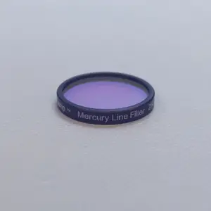 Bandpass Filter, 253.7nm BP 10nm/25mm Dia.